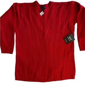 NWT Limited red lambswool angora sweater size small
A